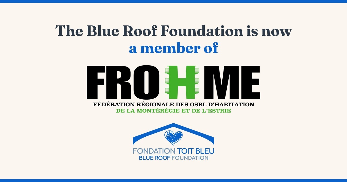 The Blue Roof Foundation is now a member of FROHME